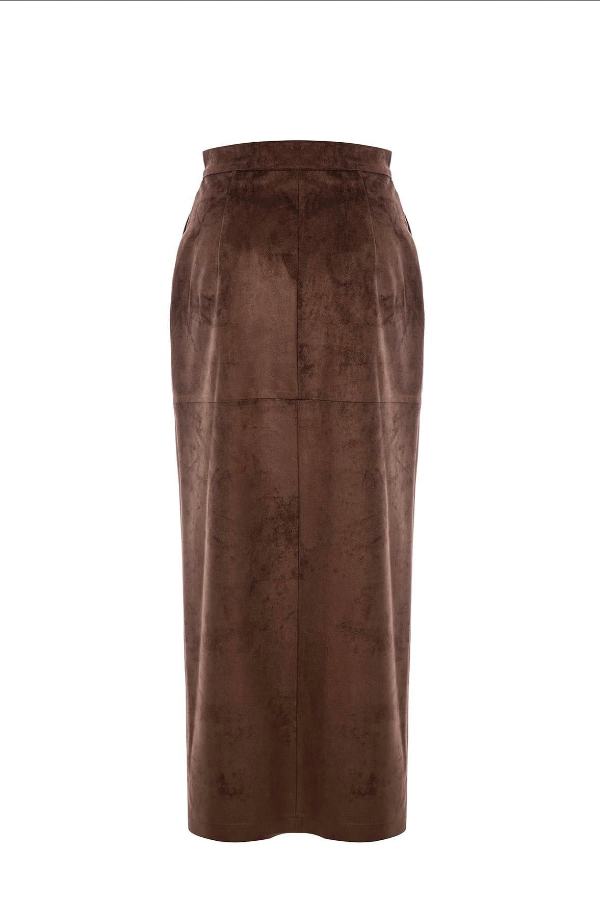 Midi Suede Skirt – JL Hailey Brown