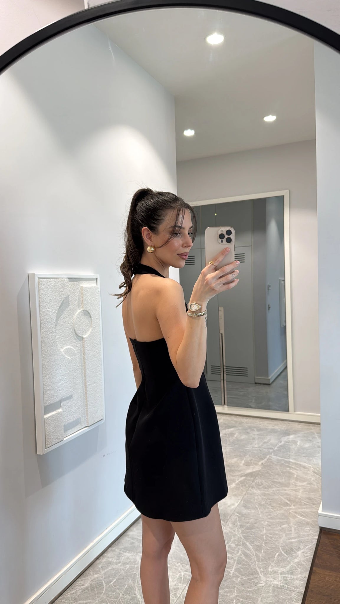 KATE MINI DRESS in Schwarz