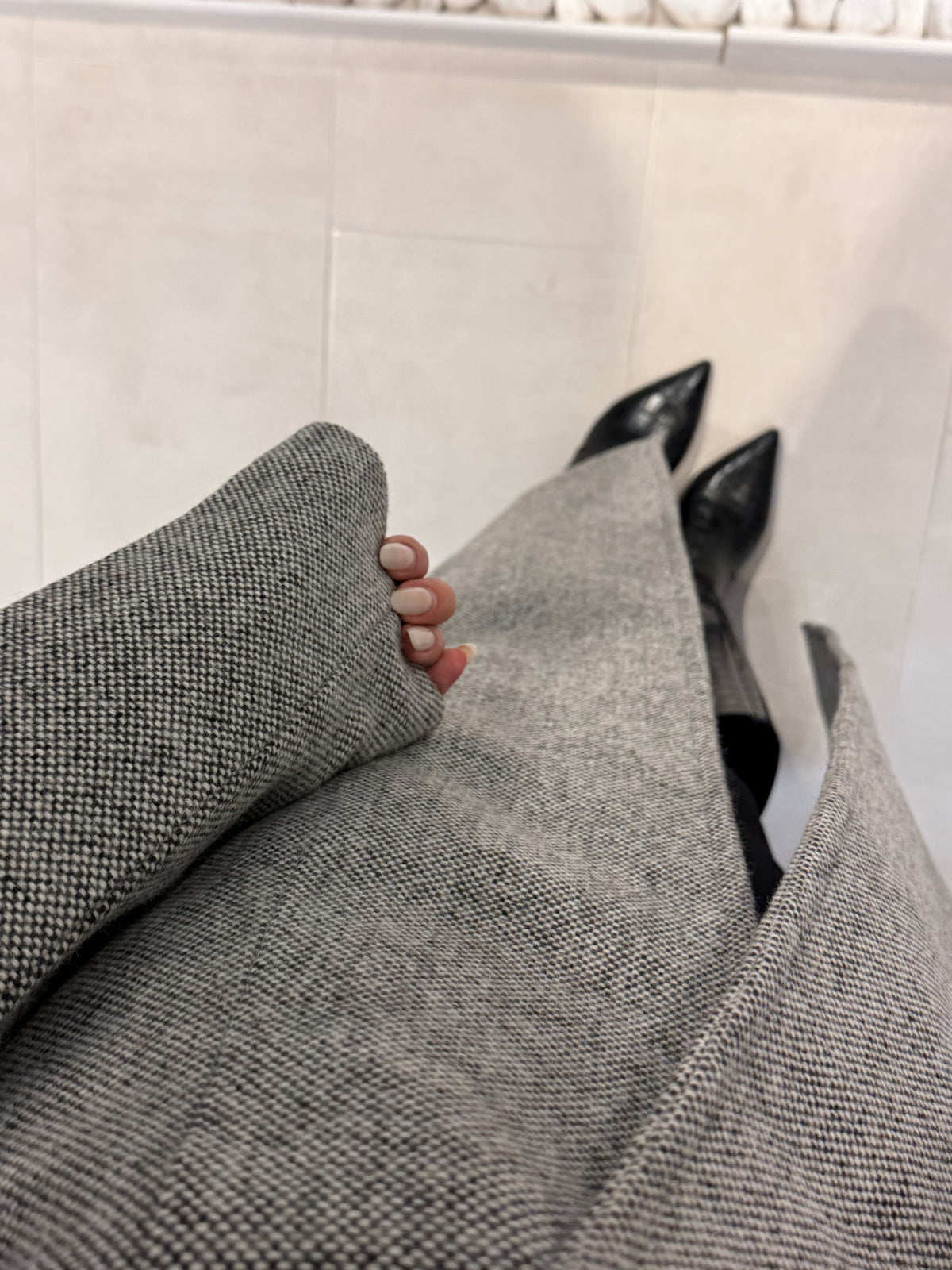 Cat Trenchcoat - Grey-2