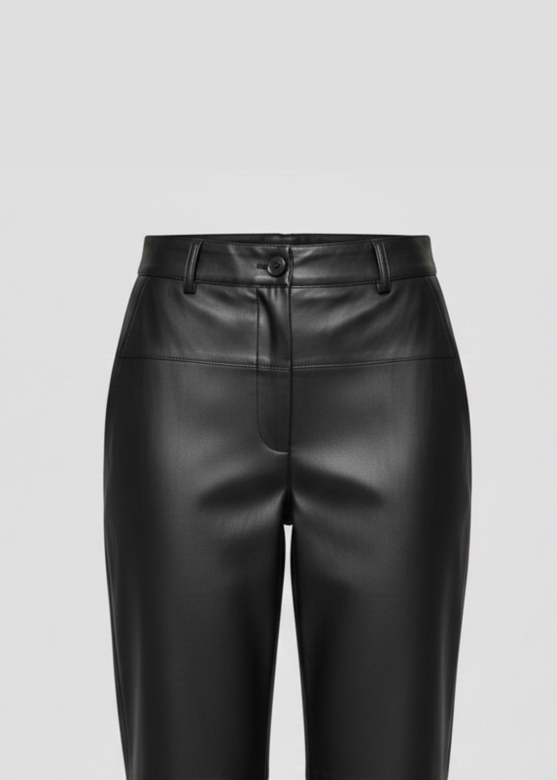 Rhea Leather Pants – Black