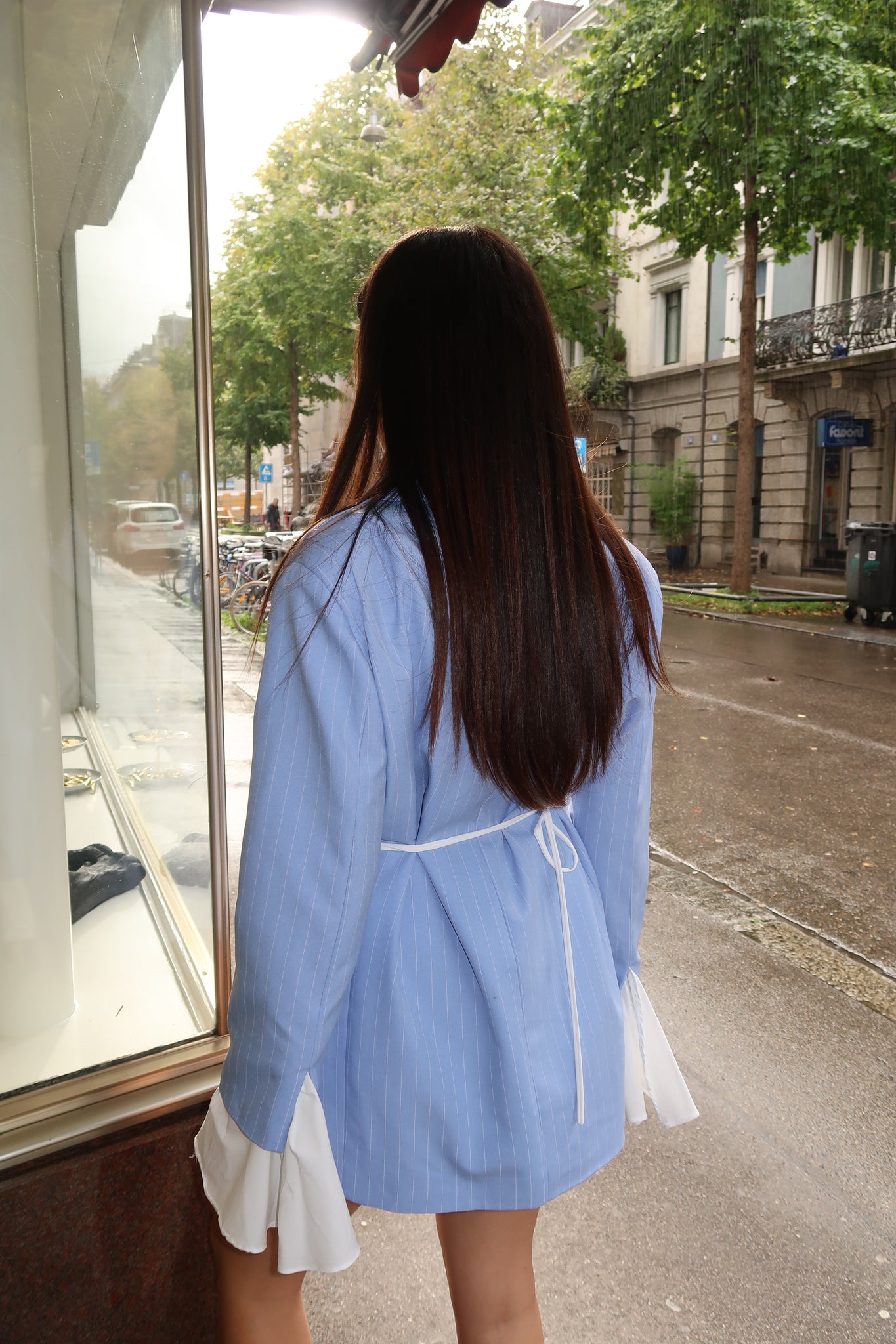 Cassandra Blazer Babyblau