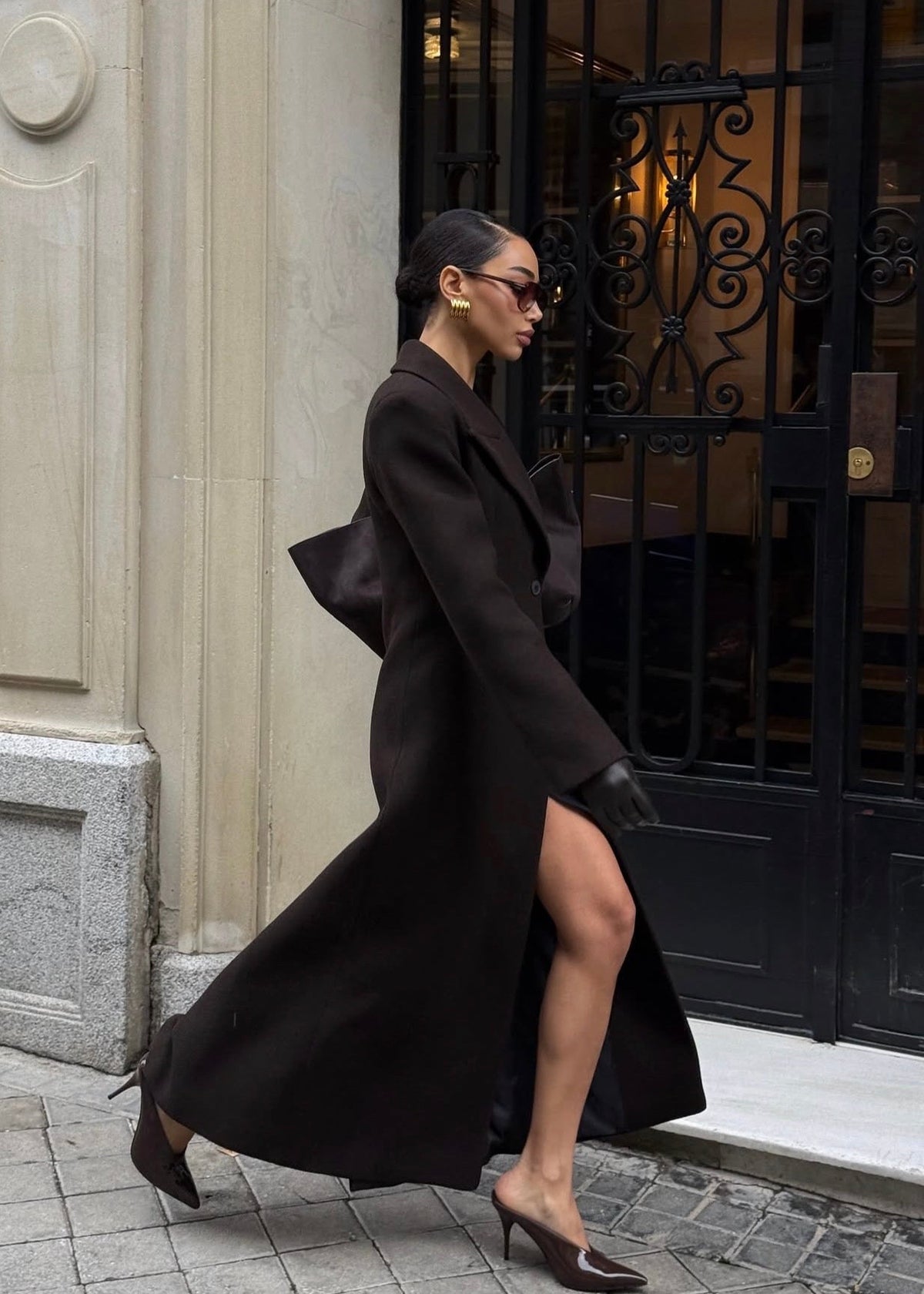 Cat Trenchcoat - Dark Brown (RESTOCK COMING SOON)-4
