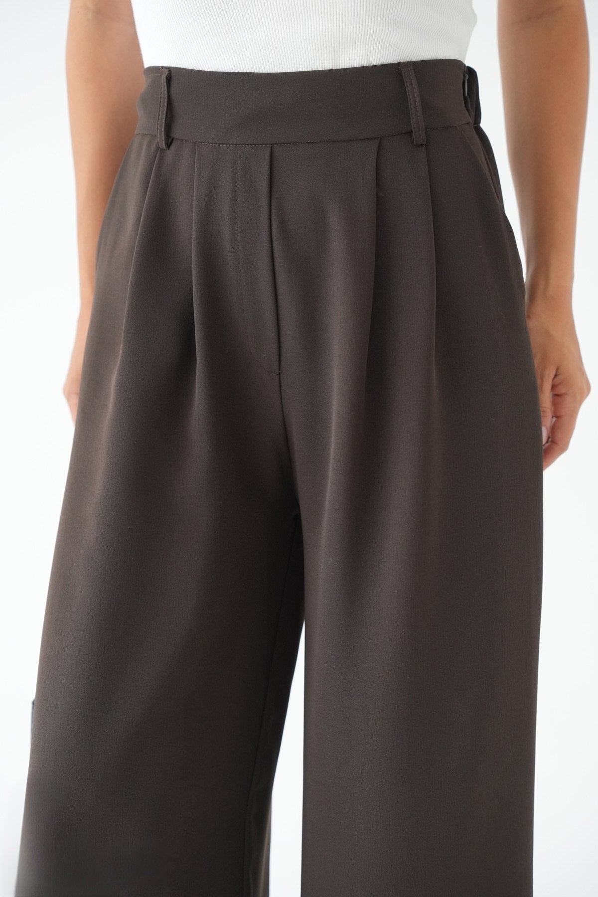 Qira Pants - Brown-2