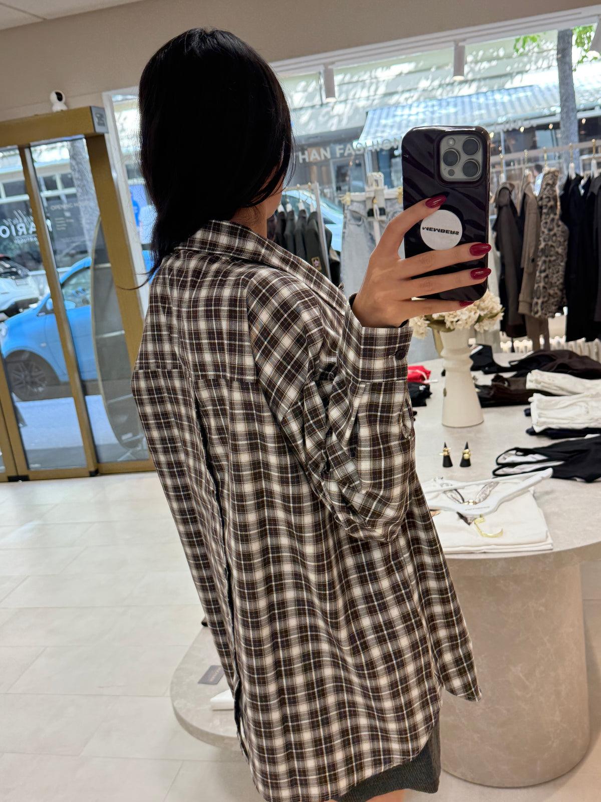 Oversized Shirt - Tartan-2