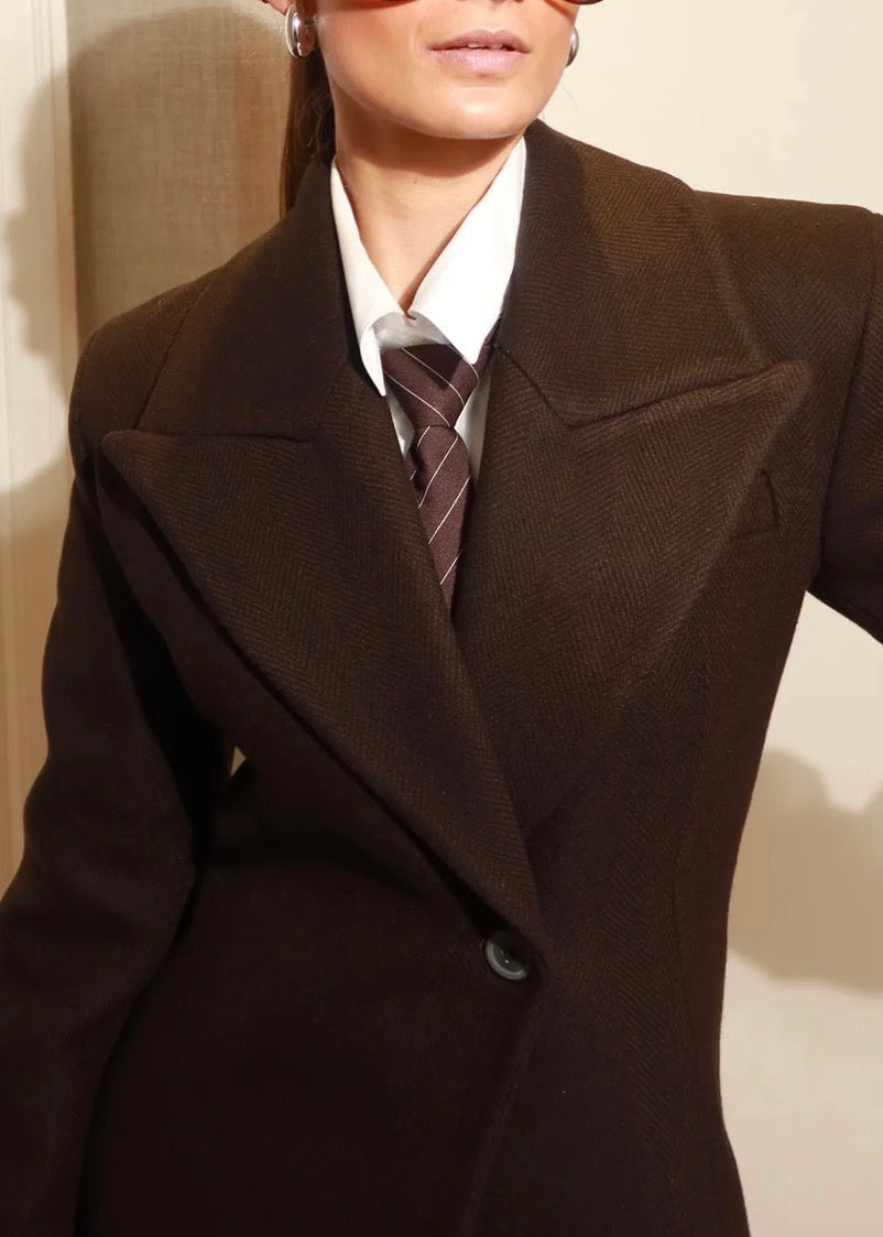Cat Trenchcoat - Dark Brown (RESTOCK COMING SOON)-5