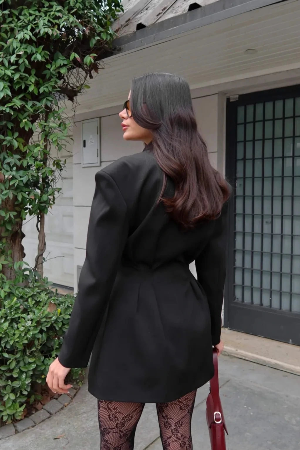 COLETTE CLASSY BLAZER-SET in Schwarz