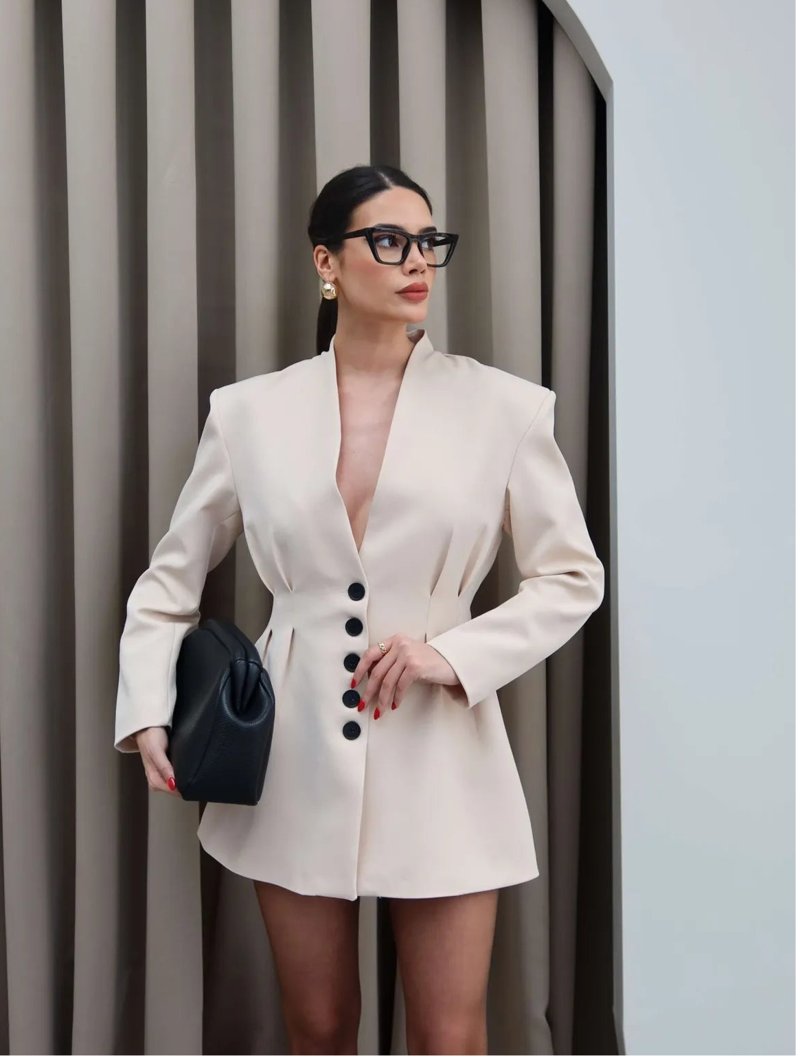 Colette Blazer with Mini-skirt
