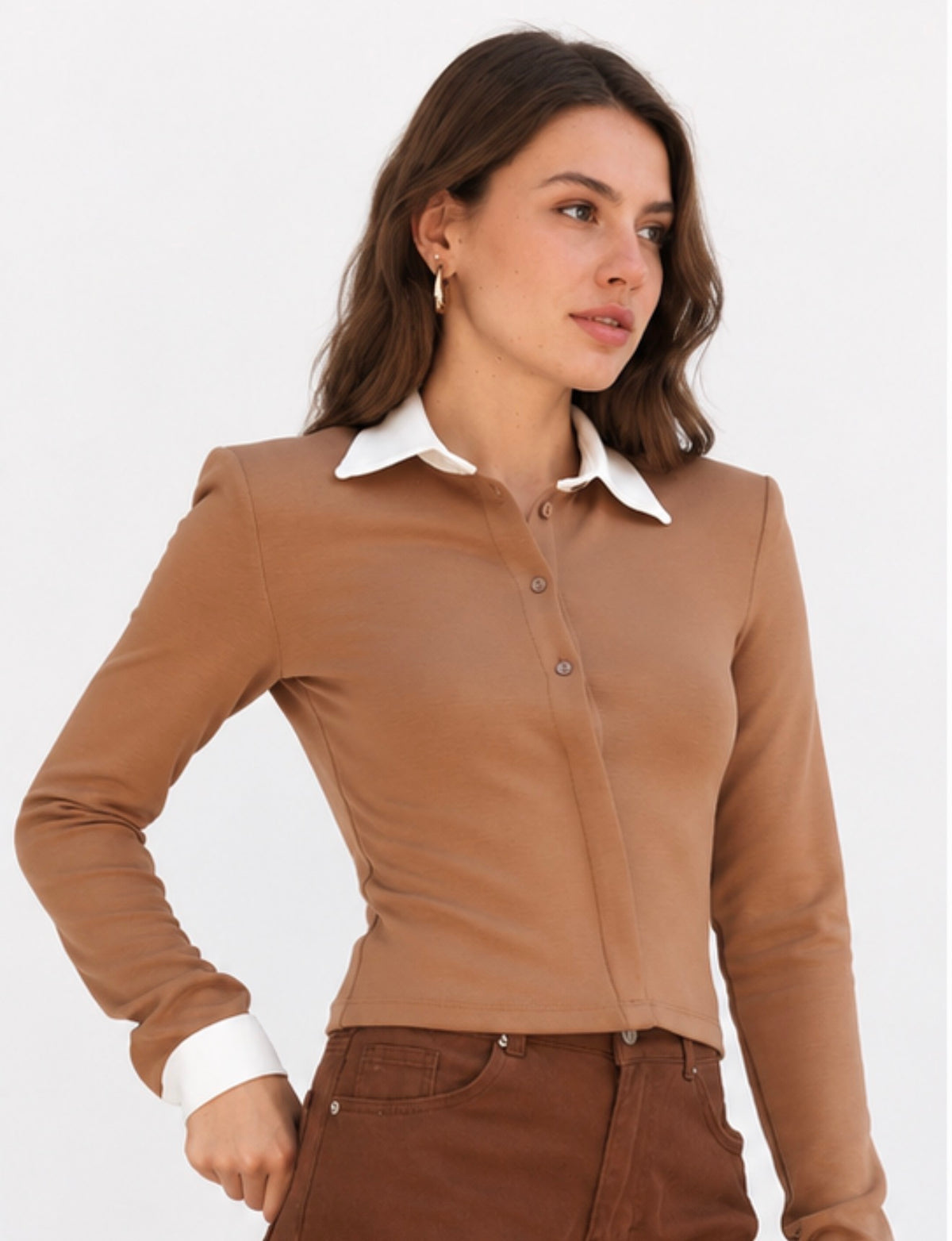 Polo Shirt – Caramel-1
