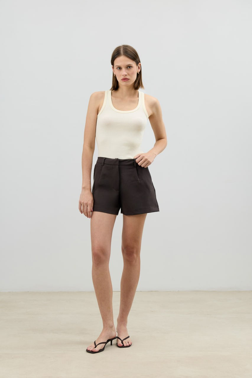 Elegant Mini Shorts – Black Anti-1