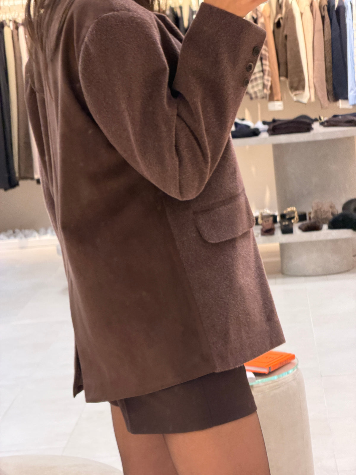 Teddy Blazer-Jacket Brown-4