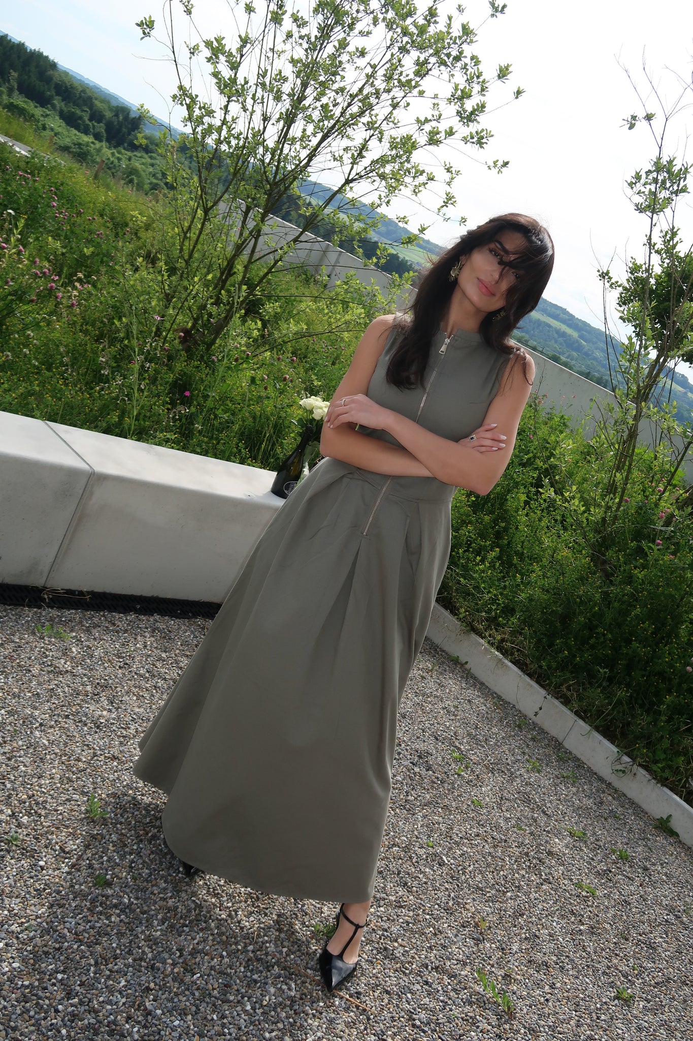 NOÉMIE DRESS KHAKI
