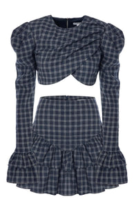 Linda Rock-Blusen-Set Dunkelblau
