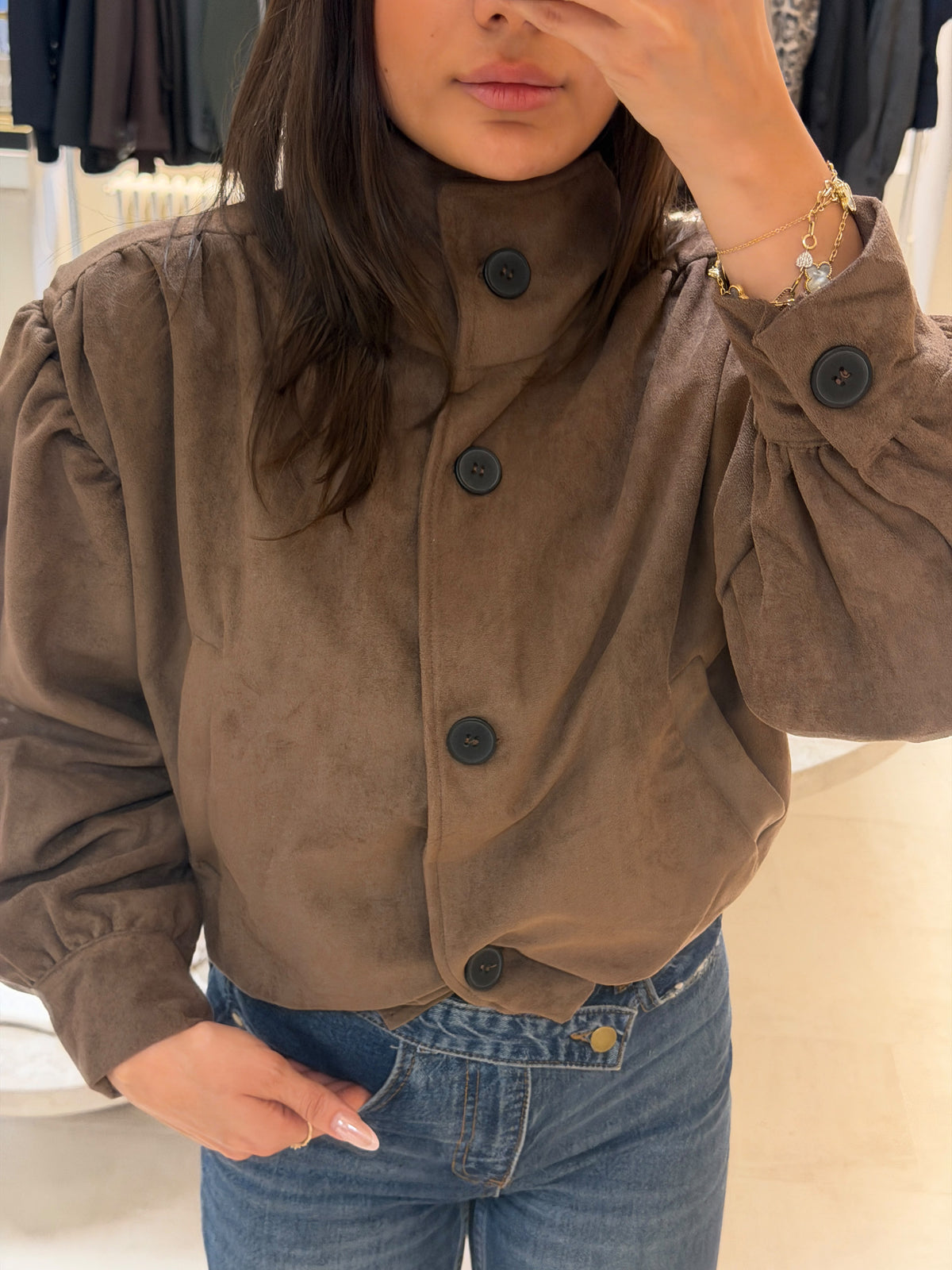 Florence Bomber Jacket – Brown-3