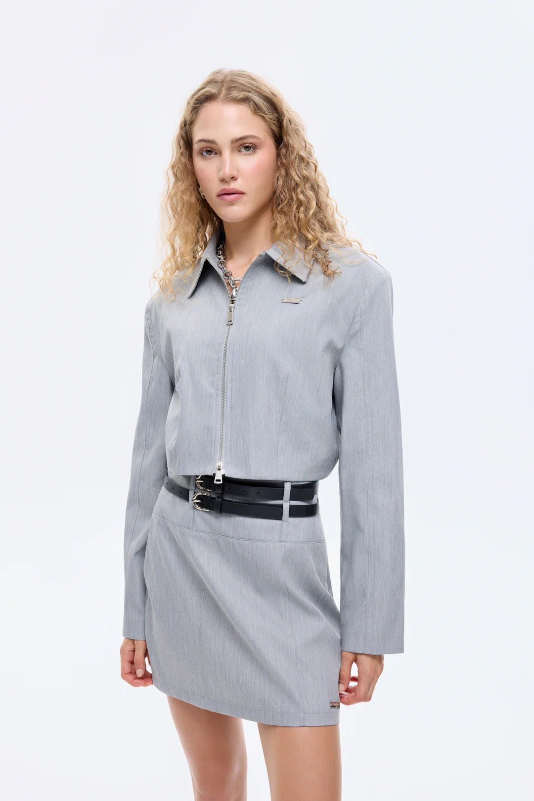 Bomber Jacket - Mira Grey