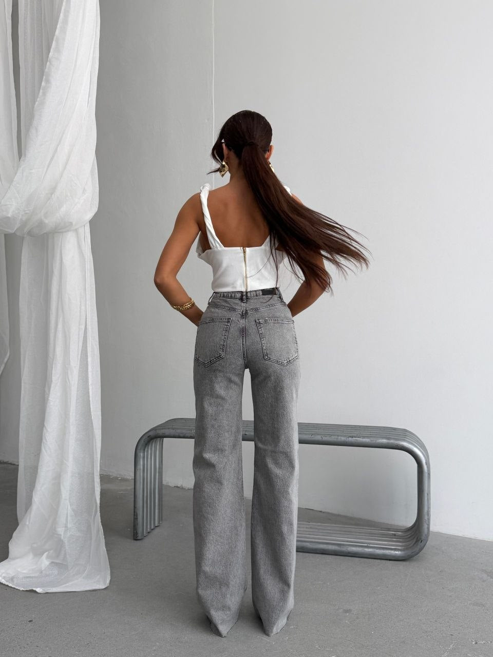 Members Jeans Grey Ash