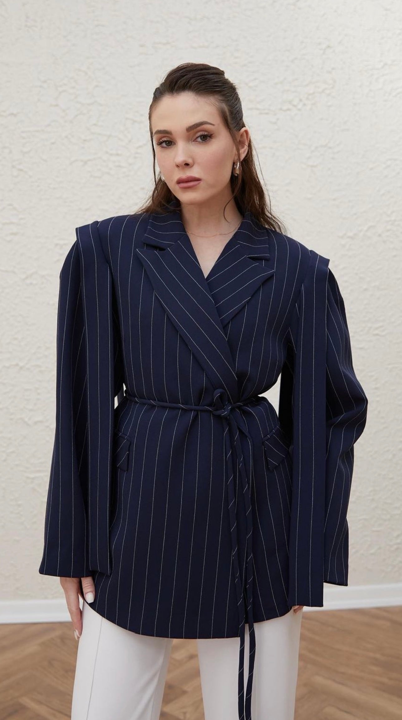 MAÉVA BLUE STRIPED - Blazer