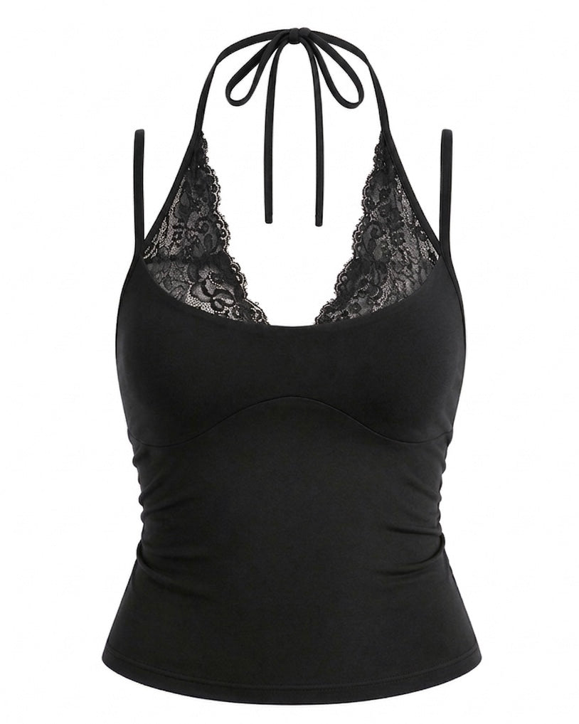 Lace Top Black