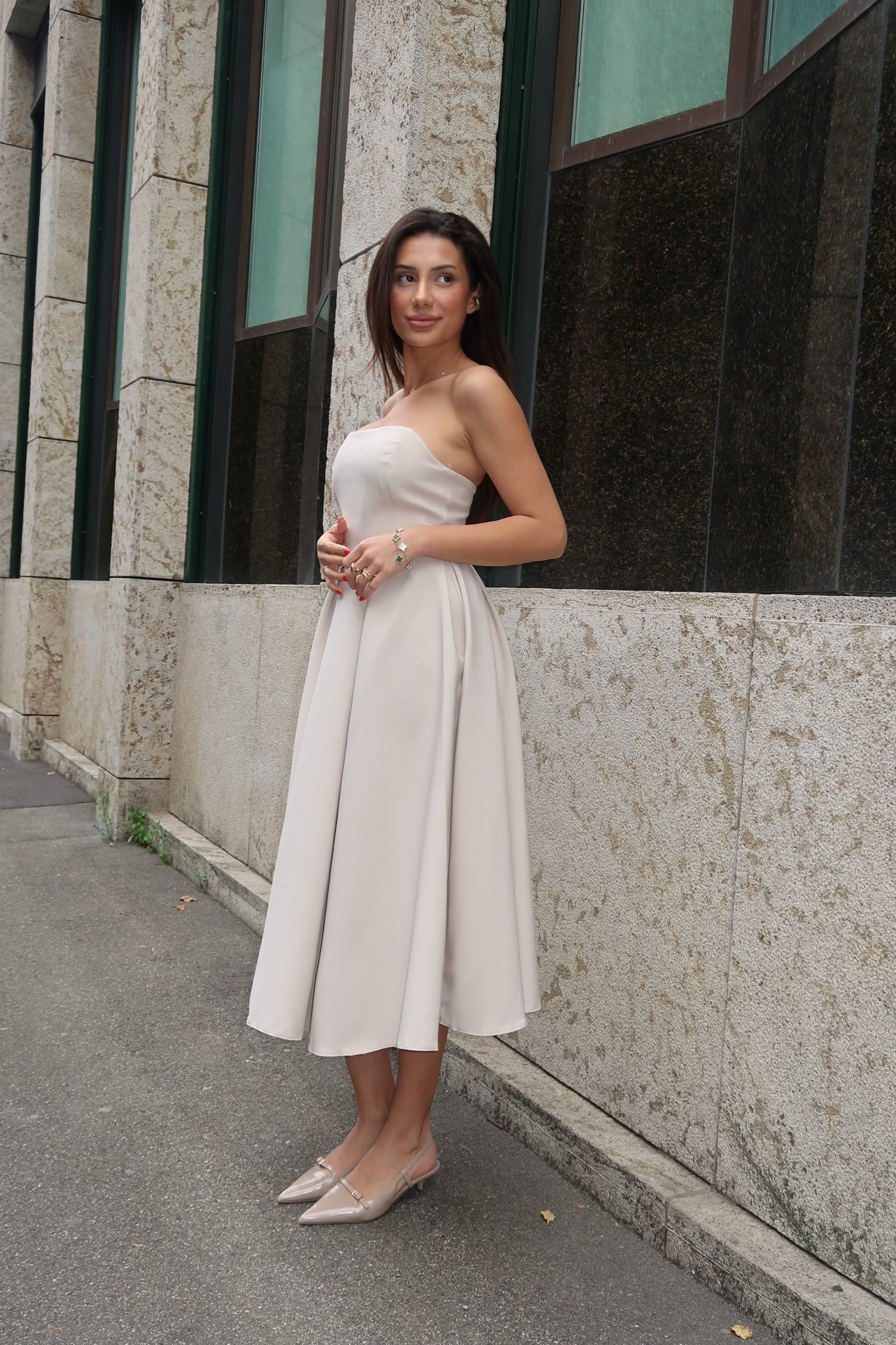 Princess Dress Beige