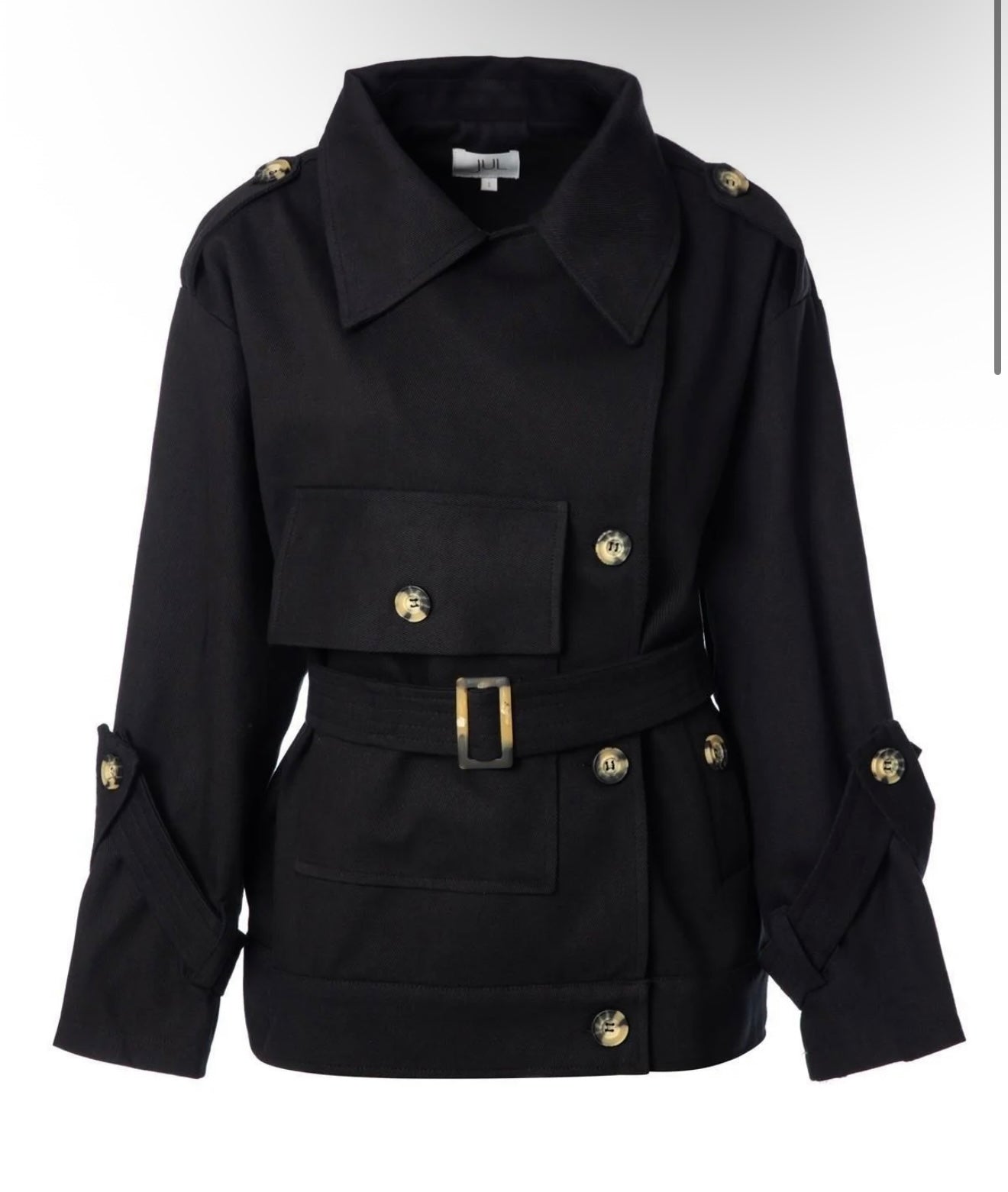 JL IVY Trenchcoat - Black
