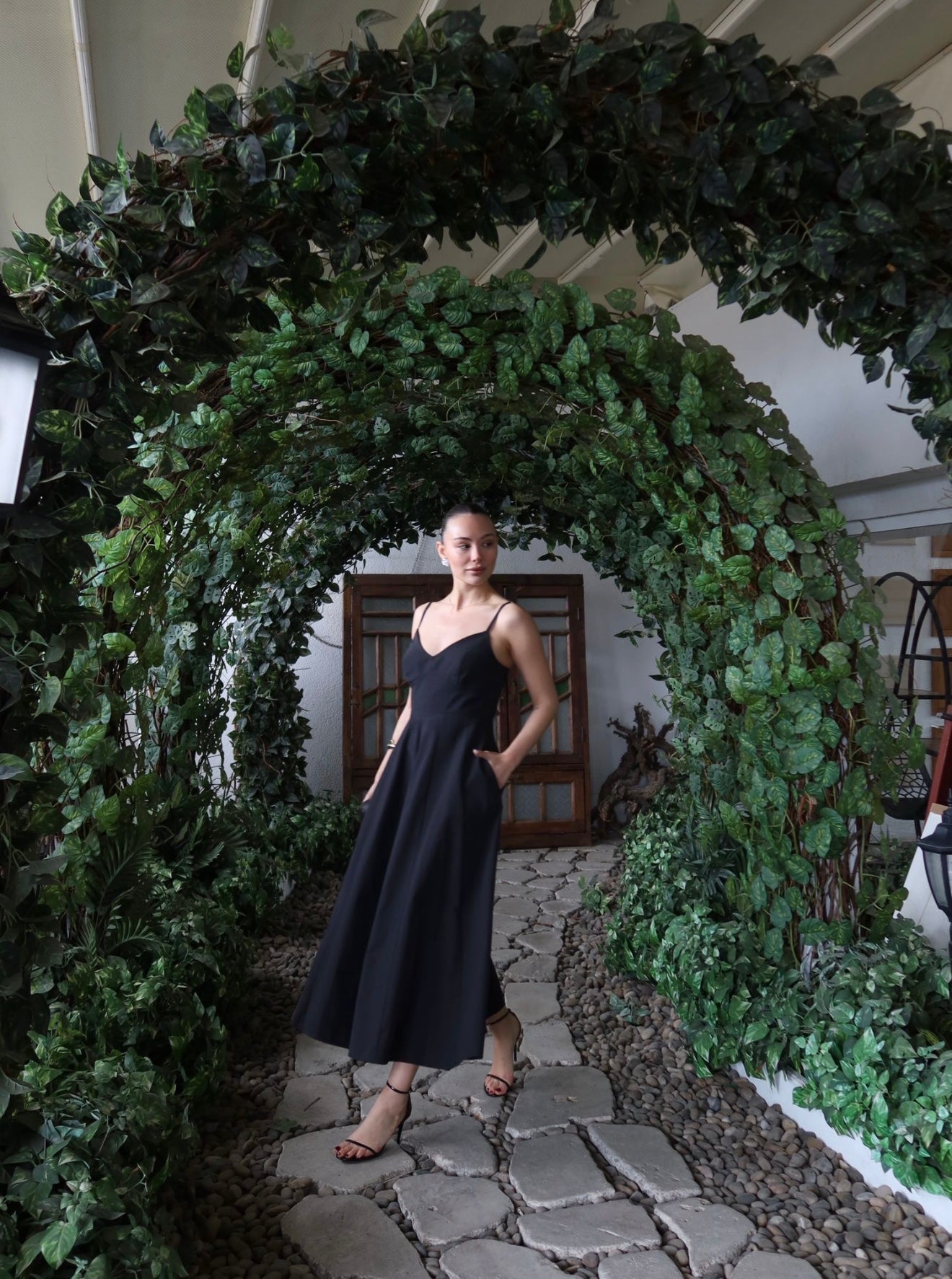 Midi Dress - Femme Black