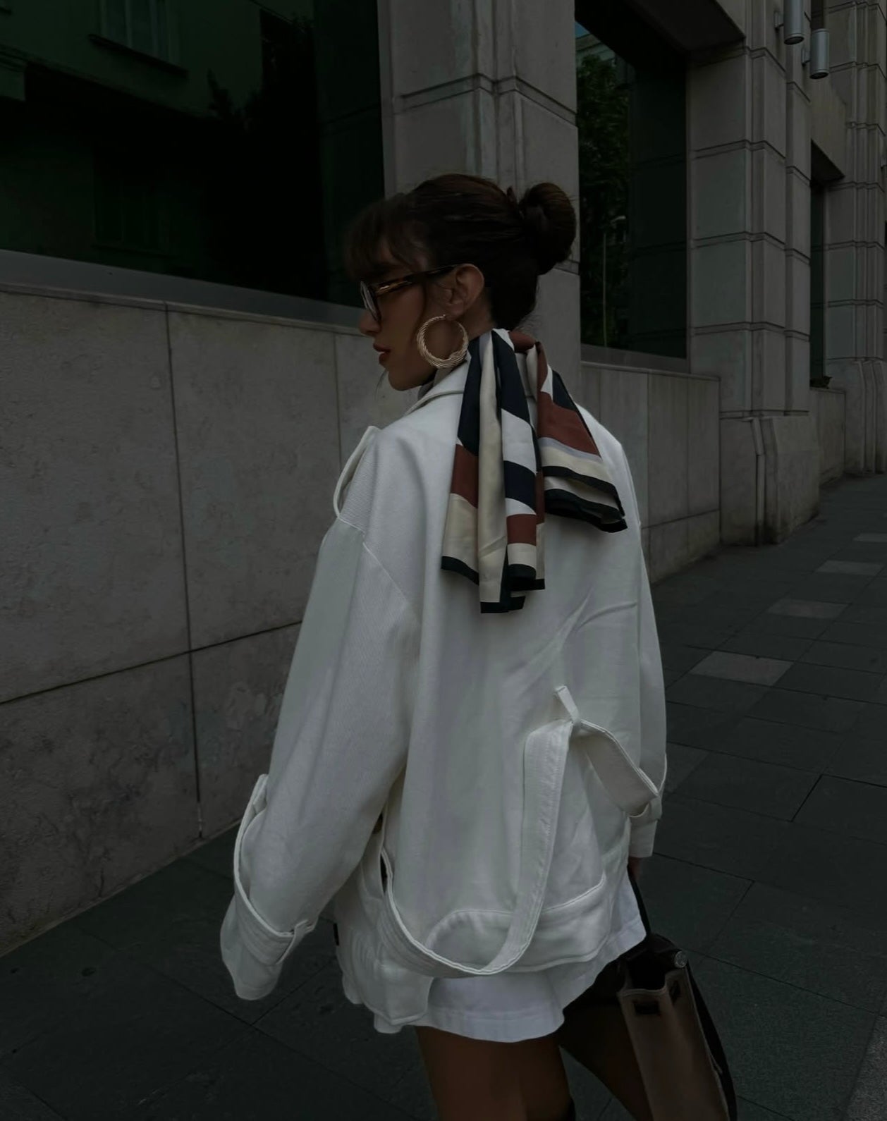 JL IVY Trenchcoat - White