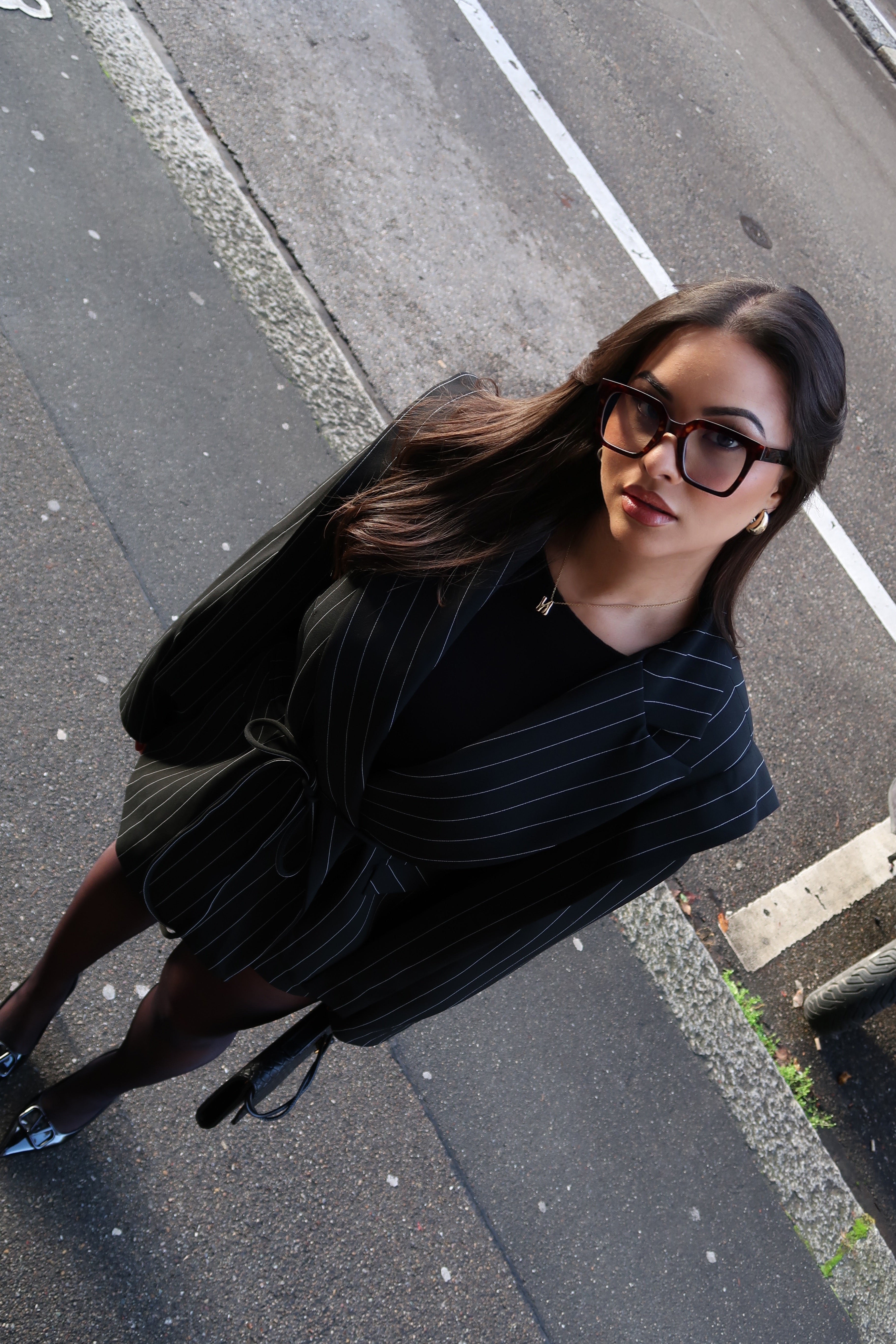 Maéva Black Striped - Blazer