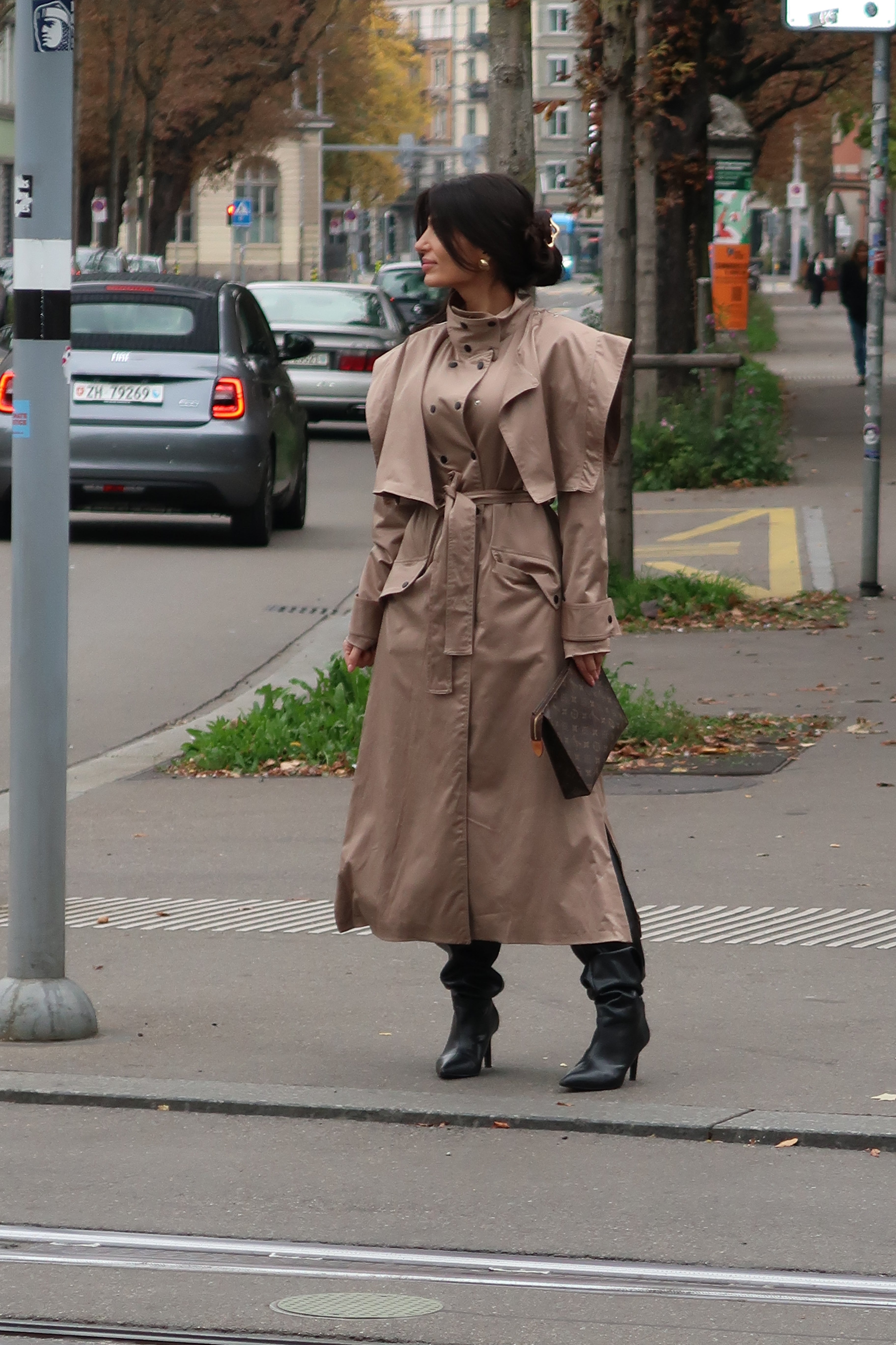 Rain Coat - Nude