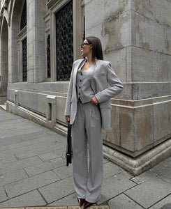 LOUVRE SET - Weste, Hose und Blazer