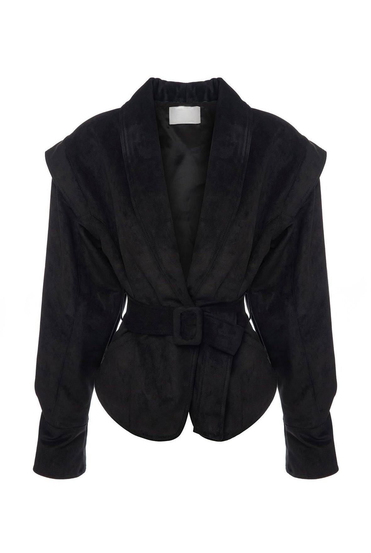Suede Leather Jacket - JL Black