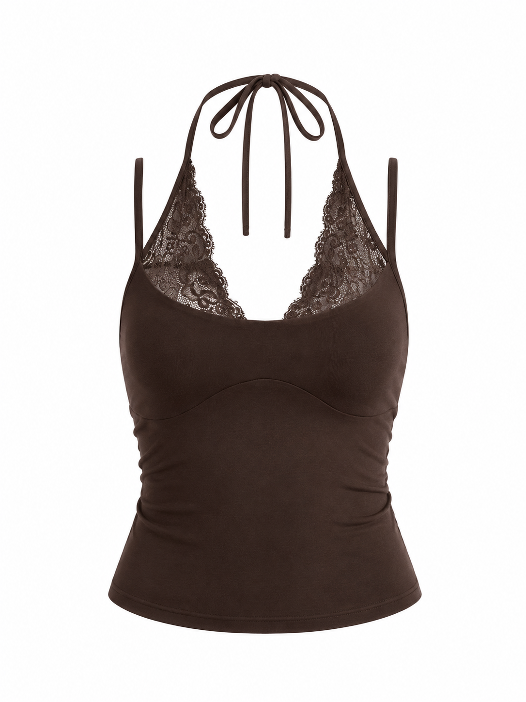 Lace Top - Brown