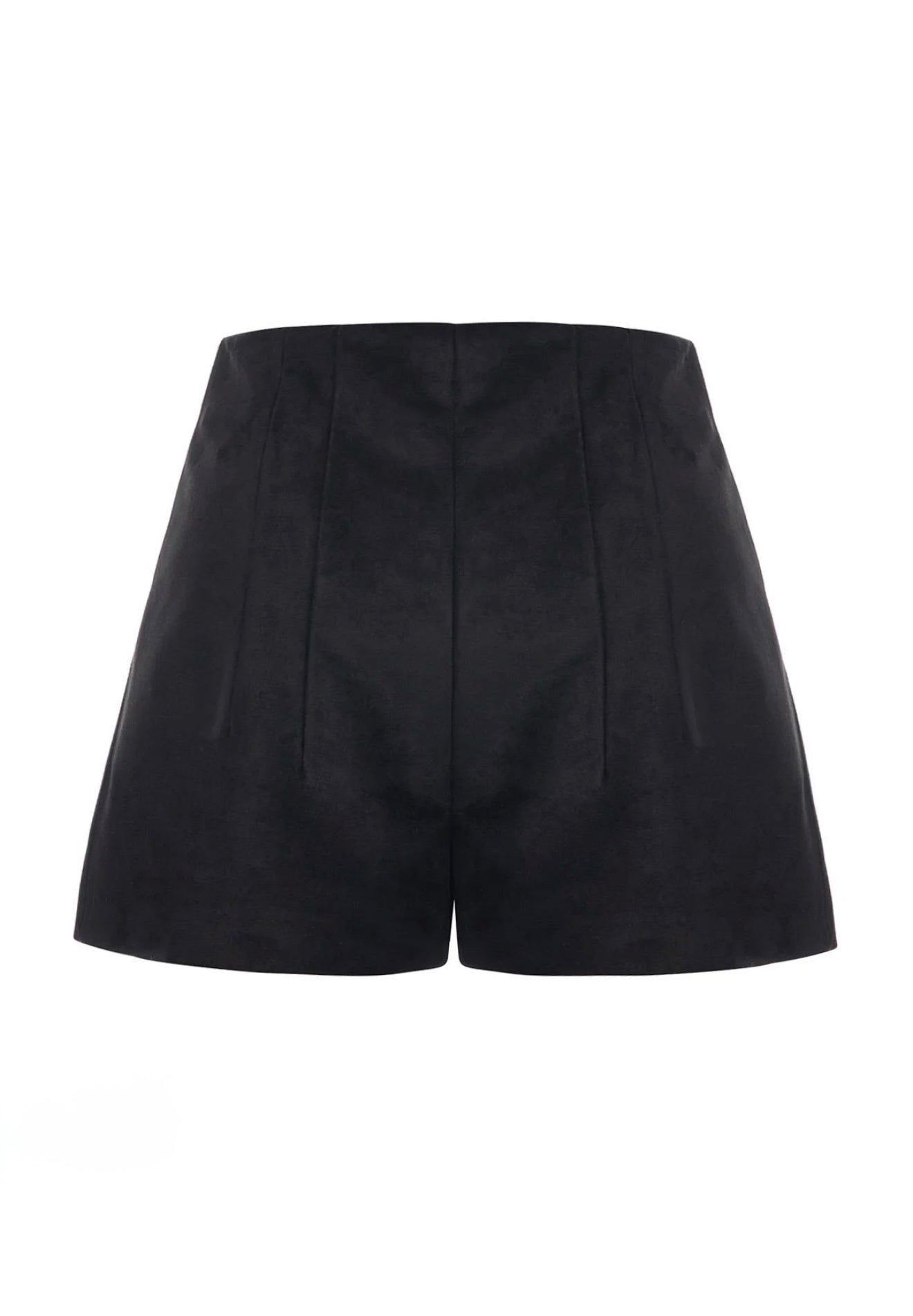 Mini Suede Shorts Black - JL Hailey