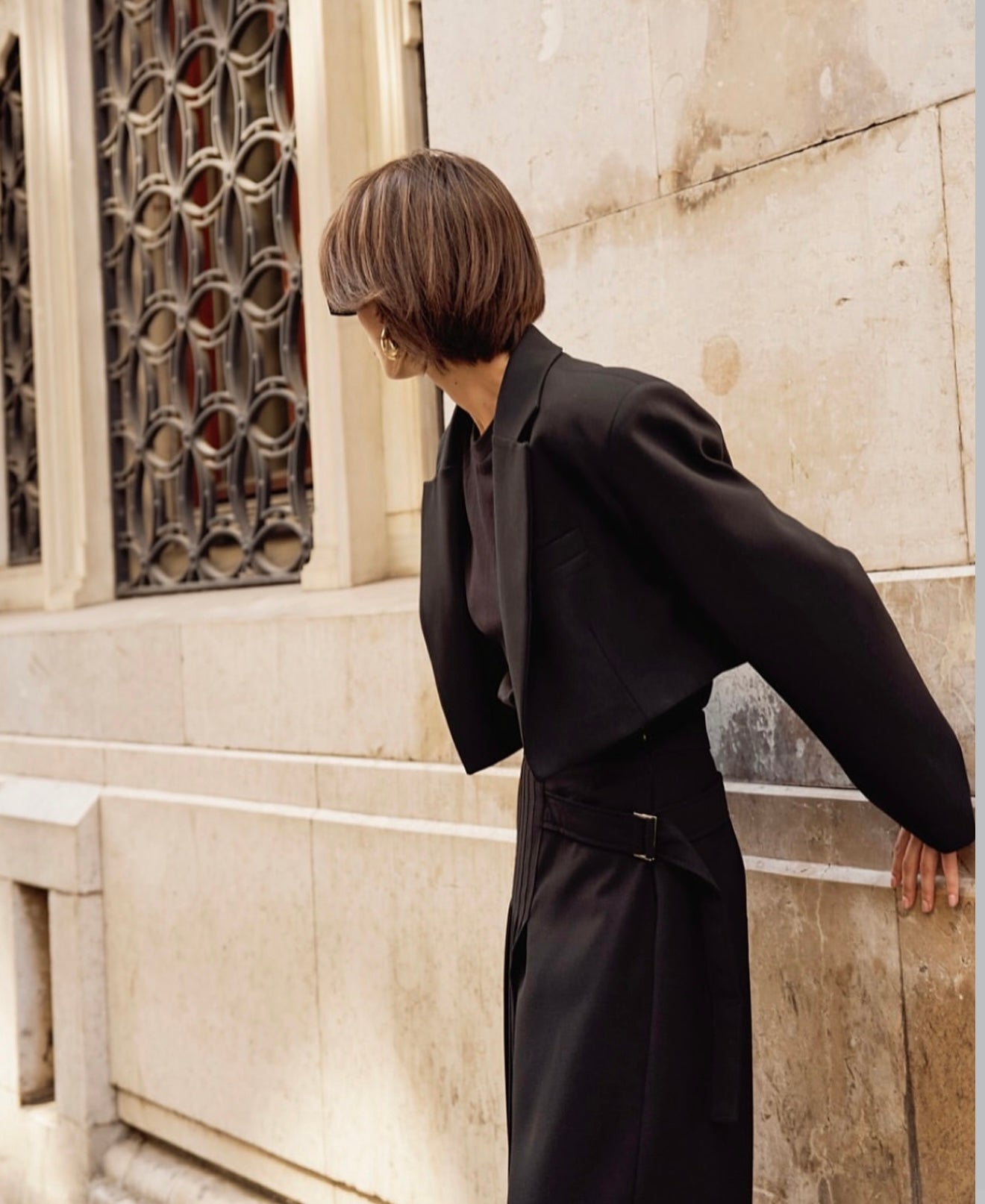 Cropped Blazer - Nuit