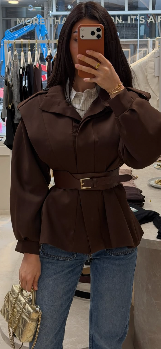 MEMBERS BELT BROWN-1