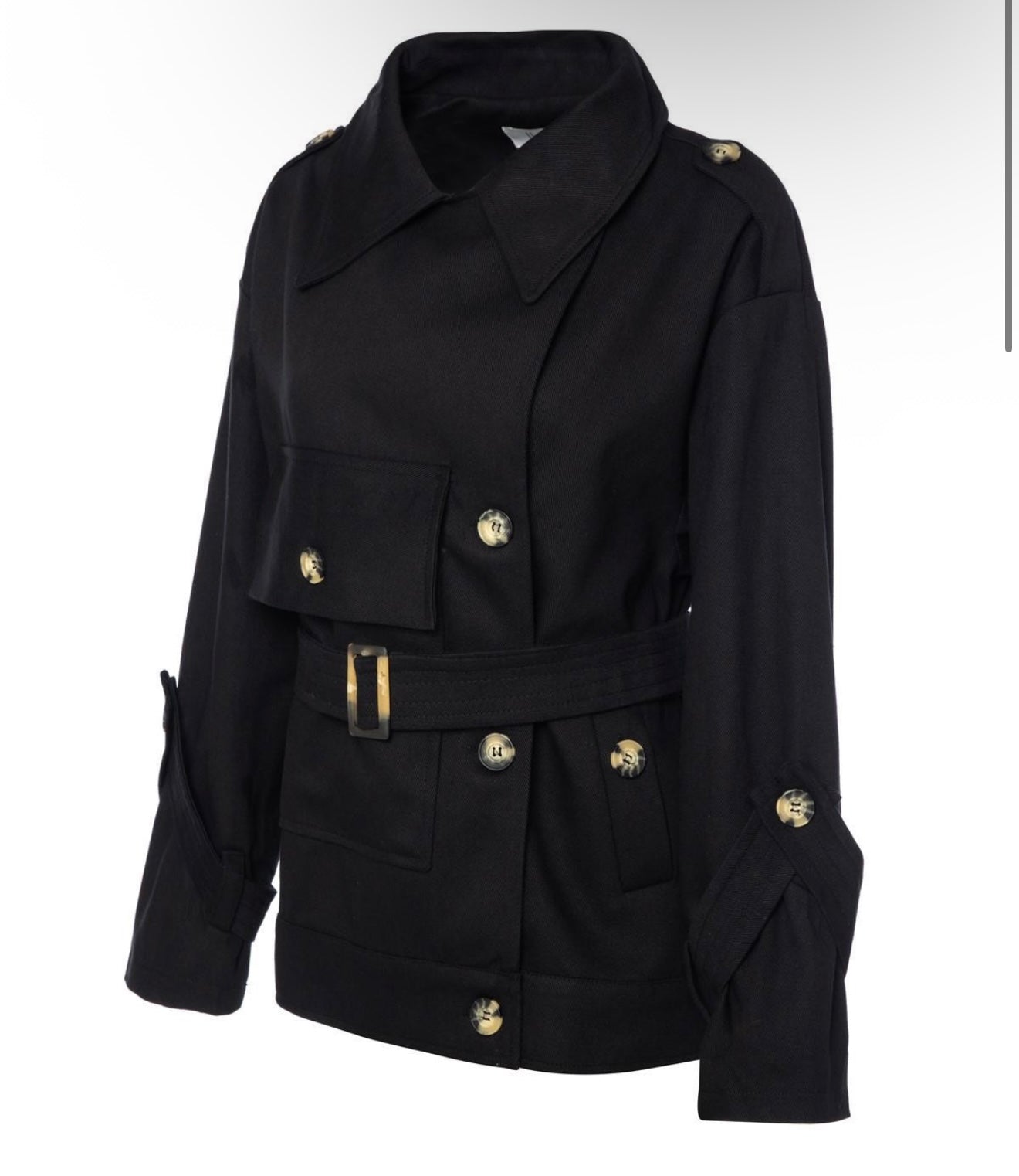 JL IVY Trenchcoat - Black