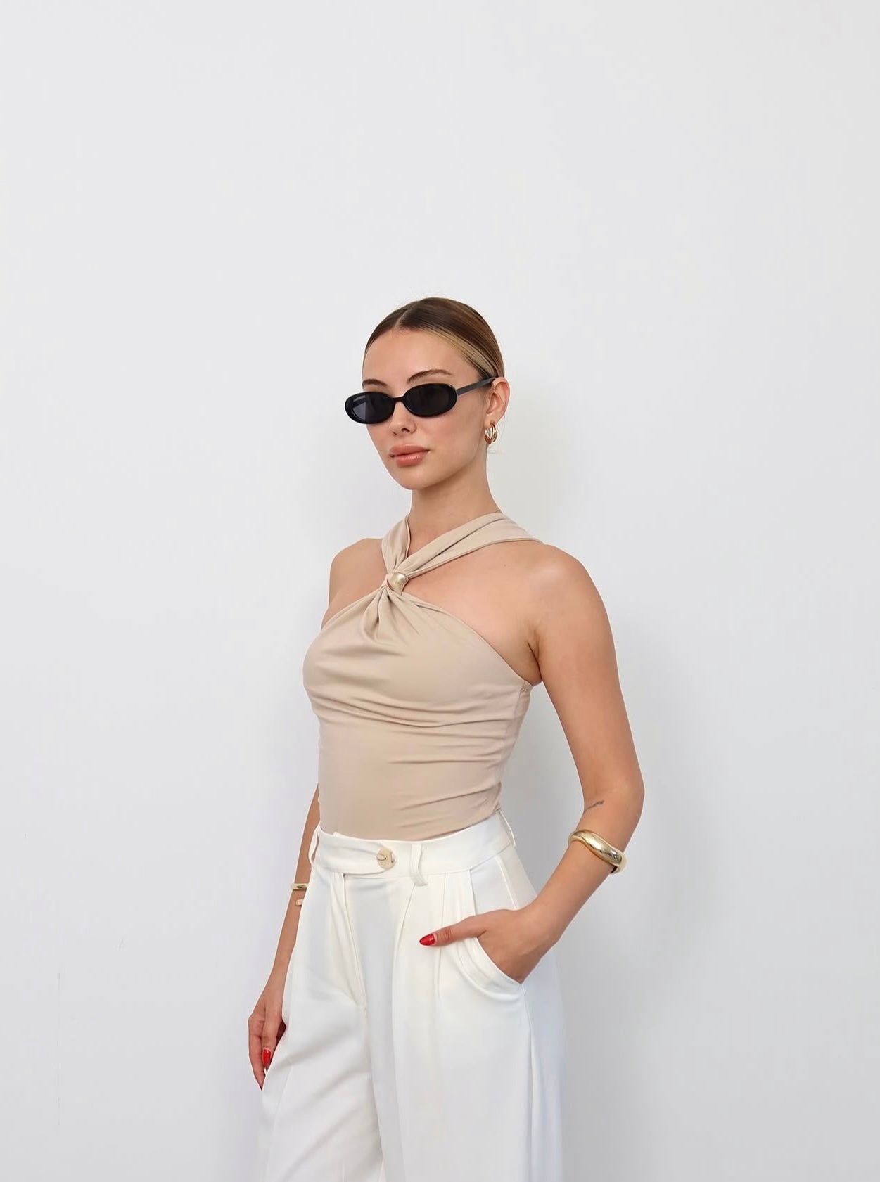Auréa Top – Beige