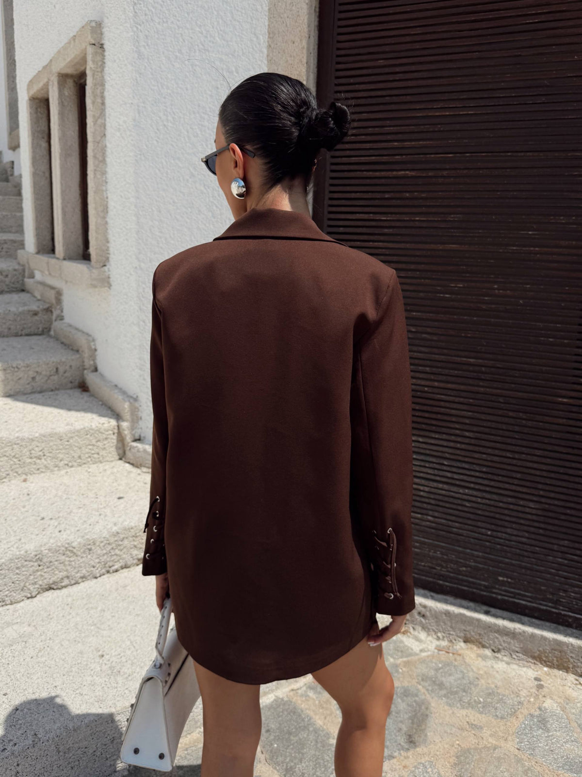 Ava Blazer - Brown-2