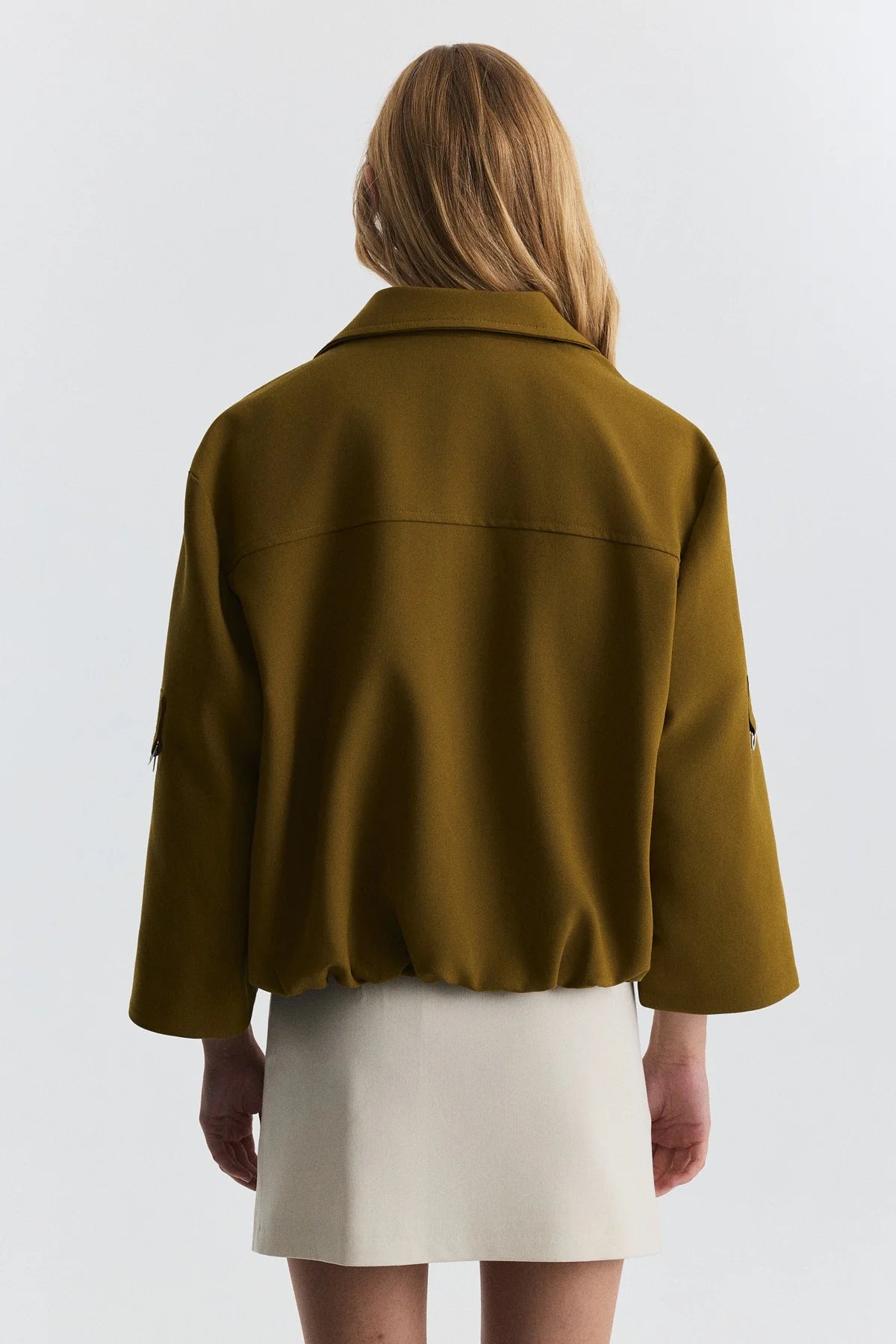 Georgina Bomber Jacket – Olive