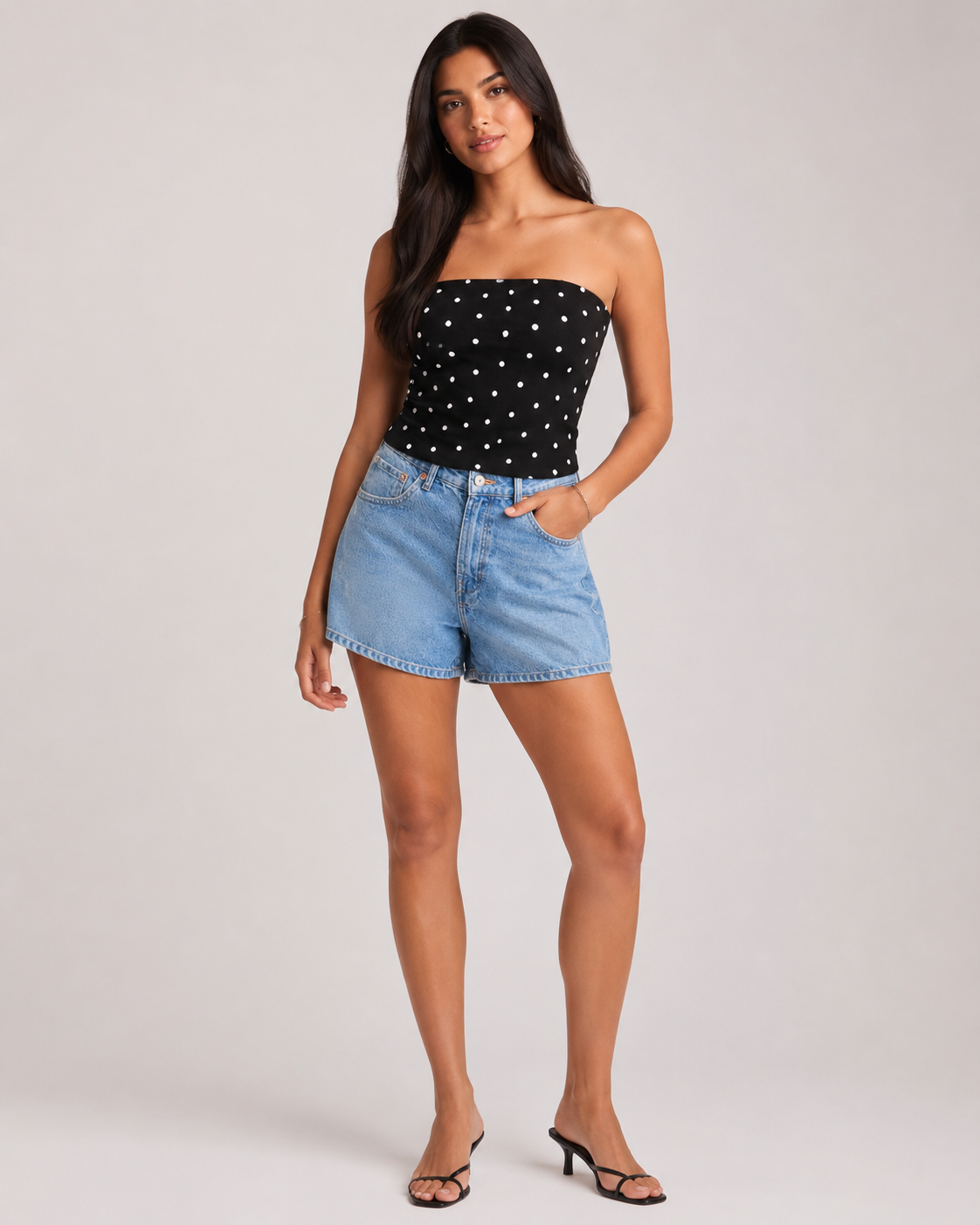 Top Polka Black