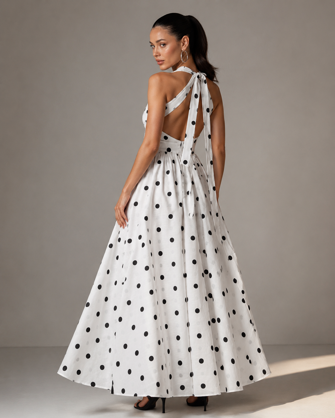 French Polka Dress