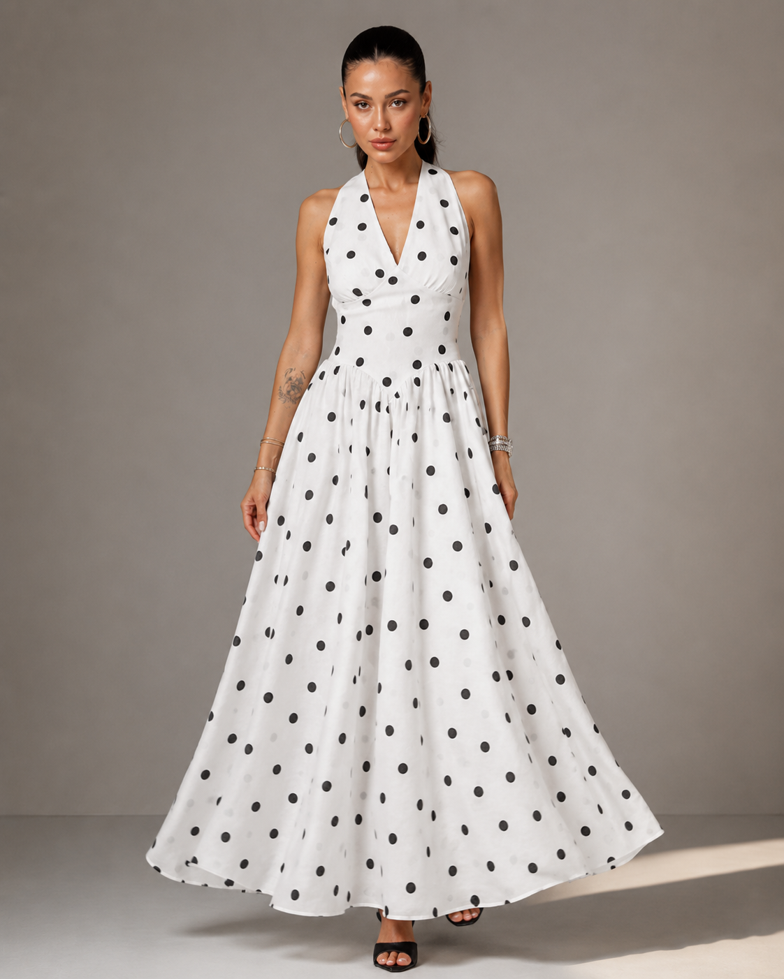 French Polka Dress