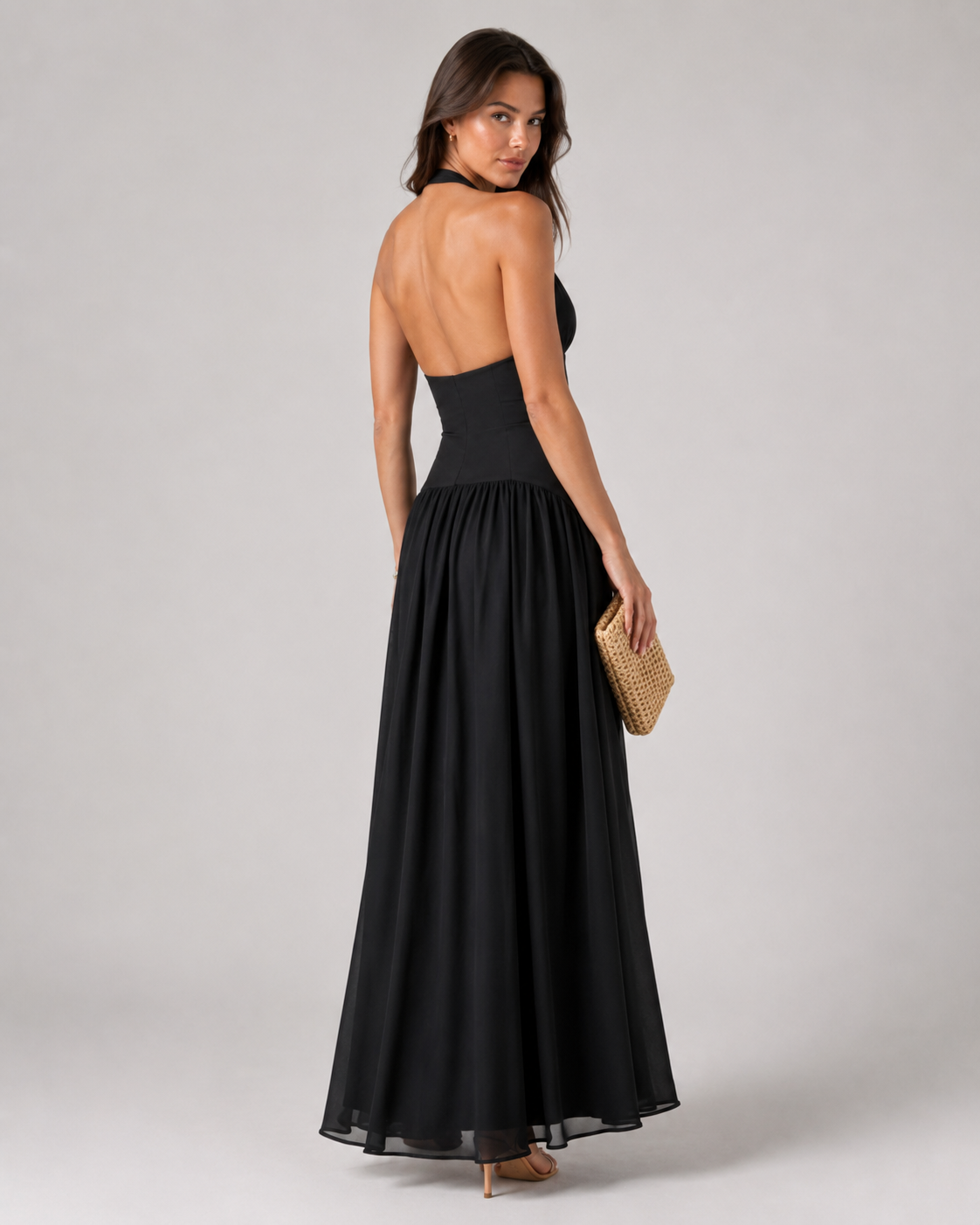 Midnight Flow Black Dress