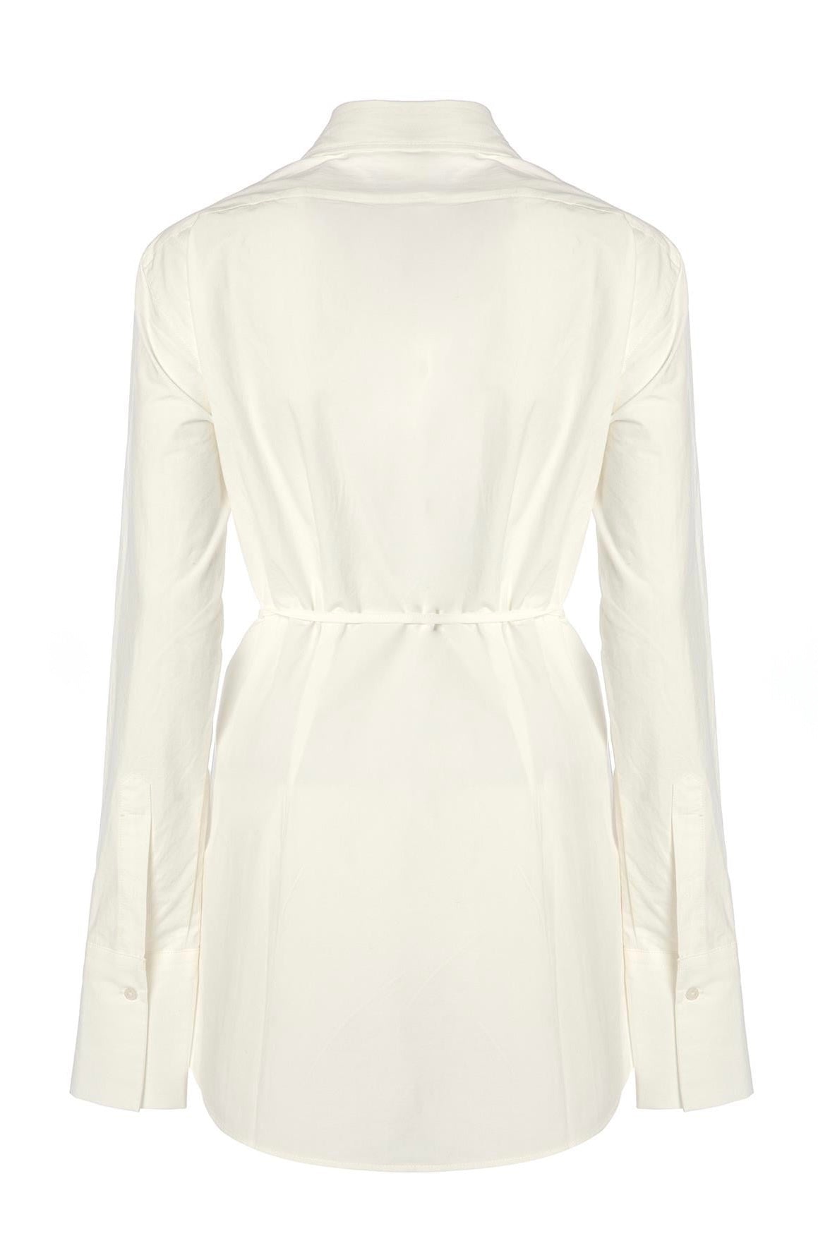Jl Waisted Shirt White-2