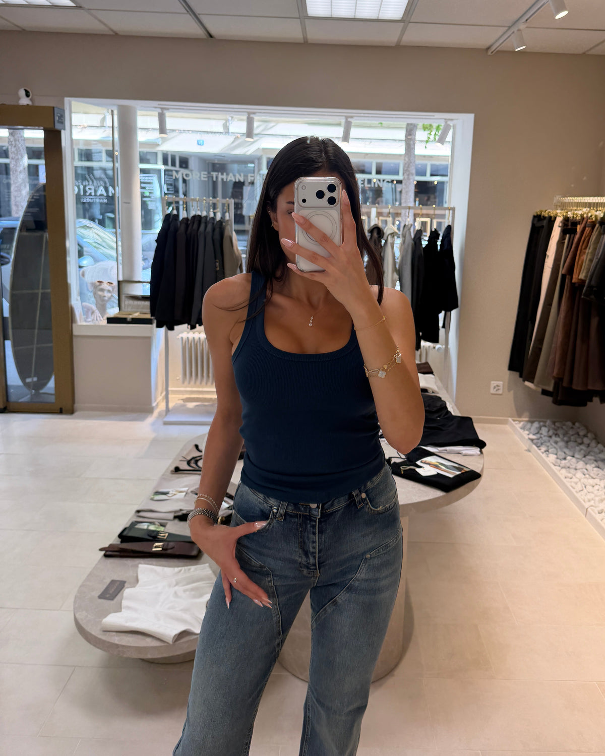 Basic Ant Tanktop - Navy
