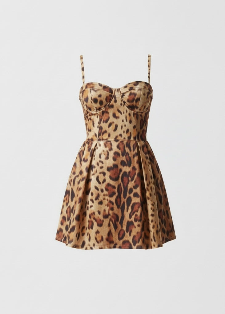 Mini Leopard Dress - Leonie