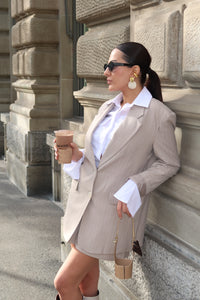 JL Jacke Reissverschluss Beige