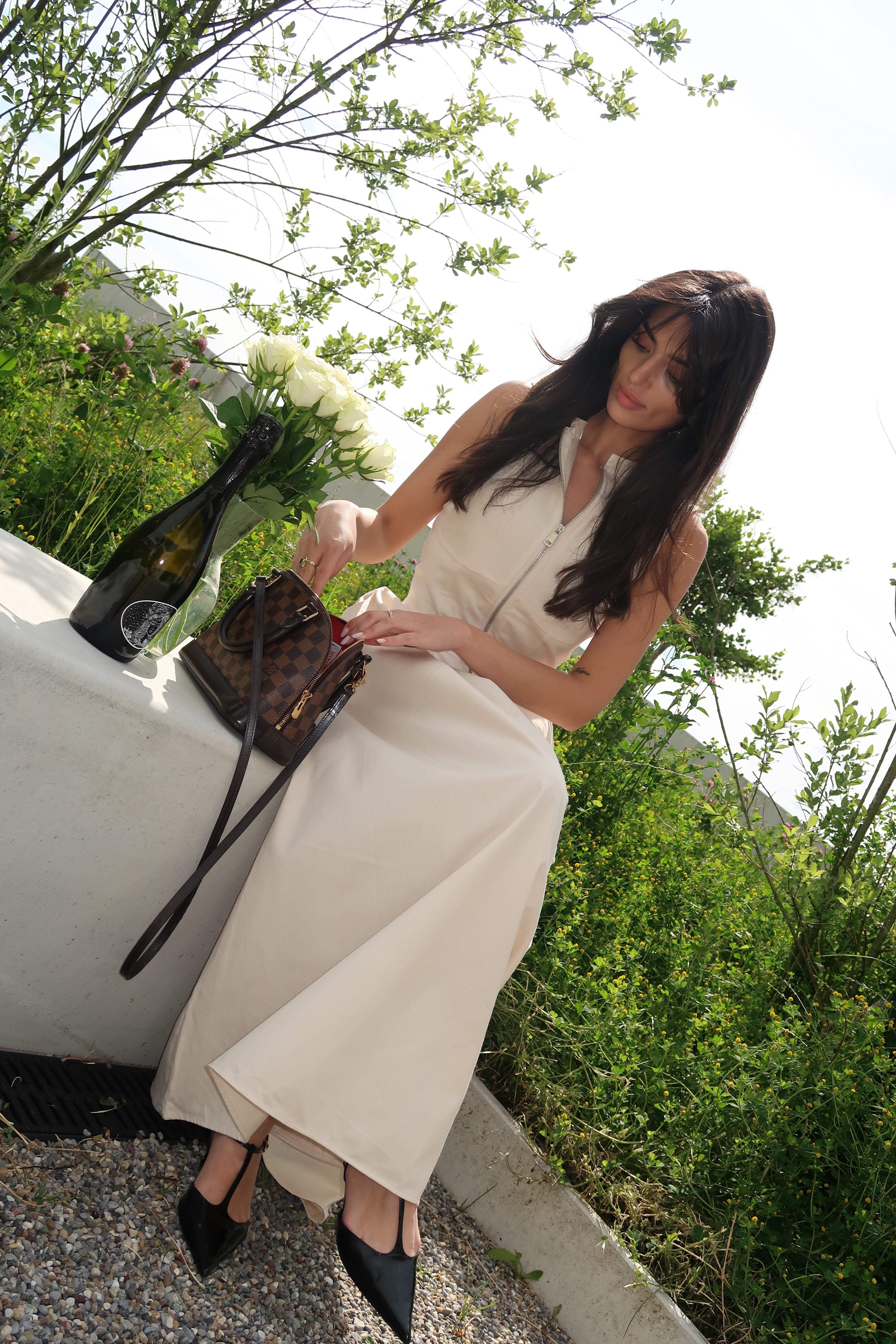 NOEMIE DRESS Beige