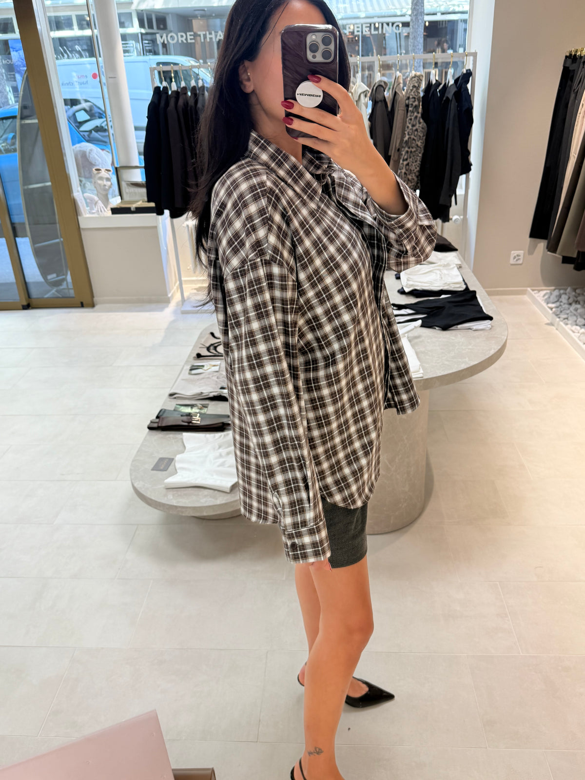 Oversized Shirt - Tartan-5