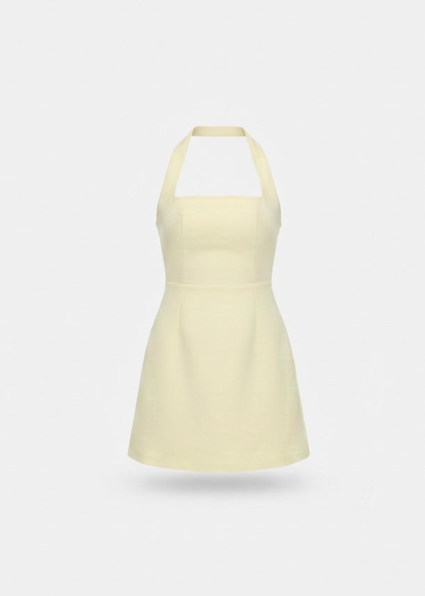 KATE MINI DRESS in Gelb