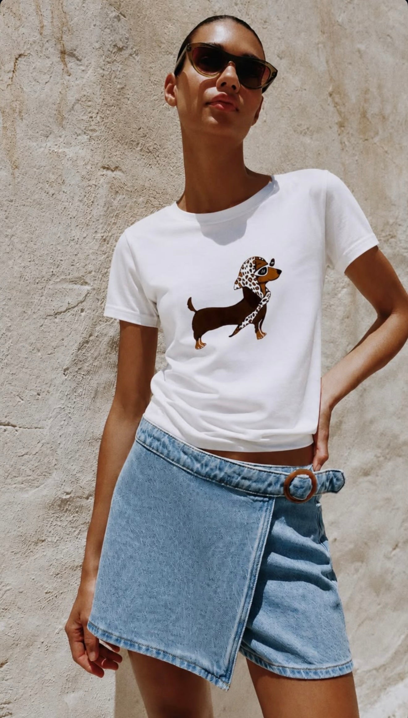 T-Shirt Dog White