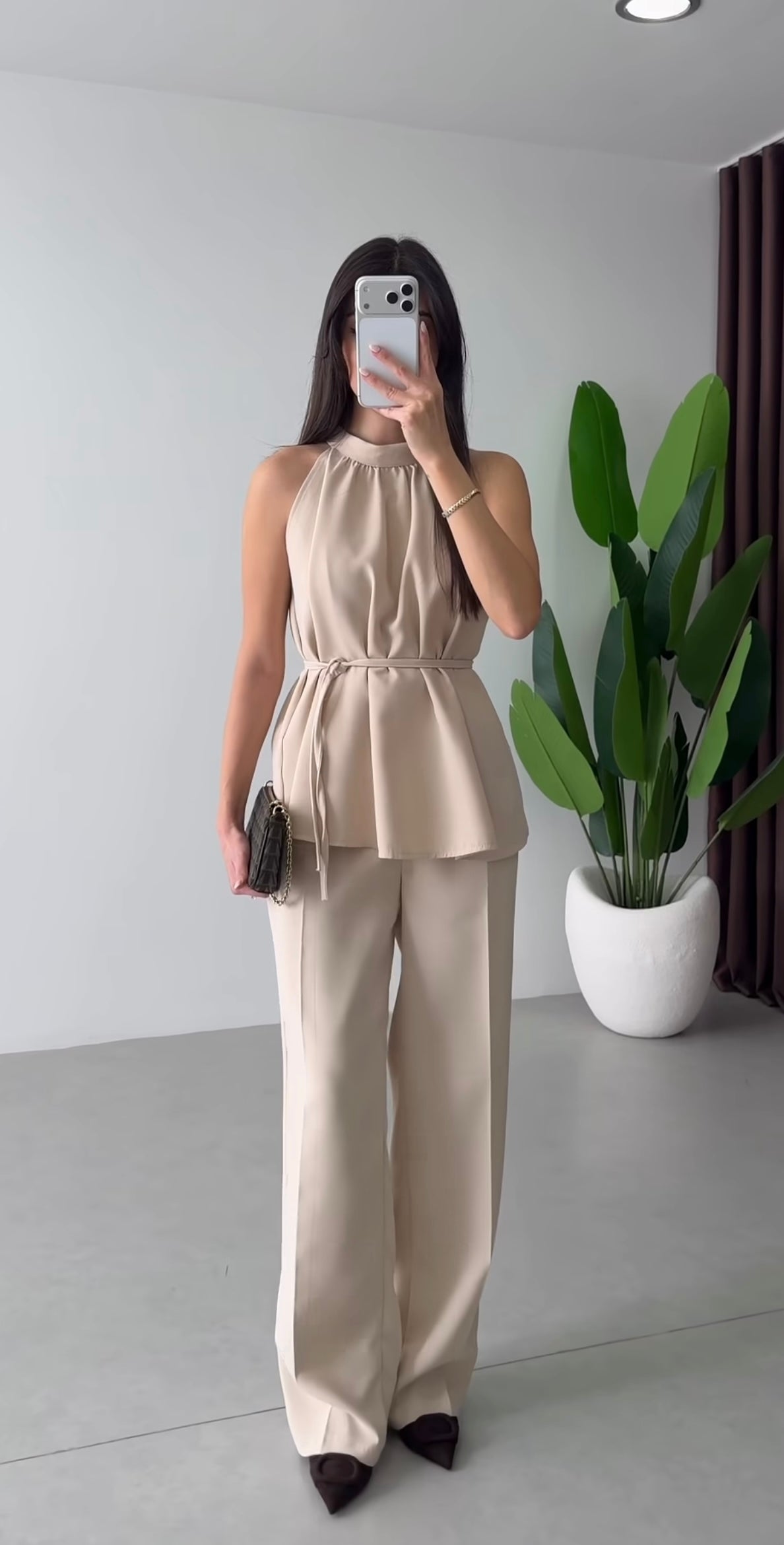 Mely Two-Piece Set – Stone